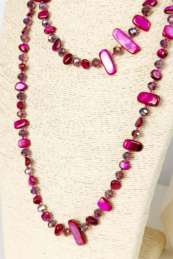 Collar Agata Buganvilla