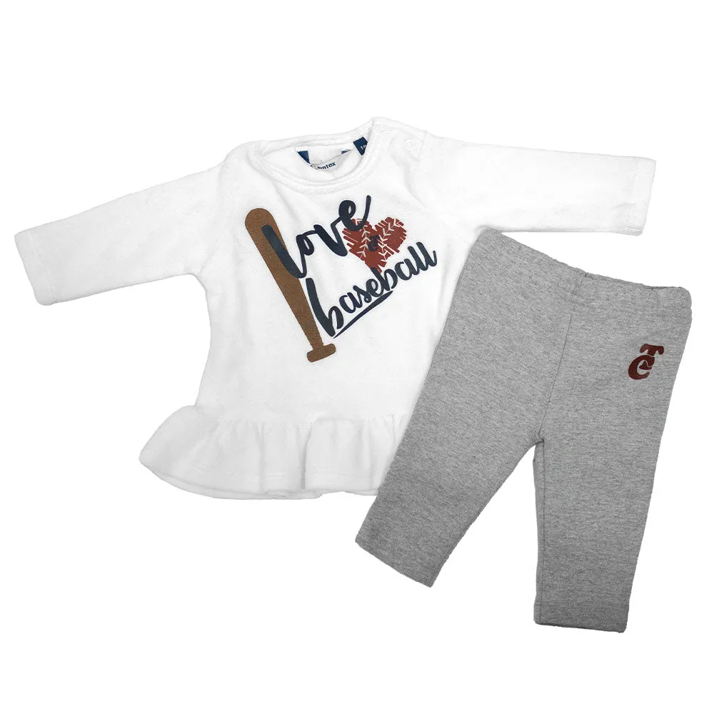 Conjunto Love Baseball Bebé