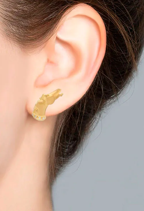 CONJUNTO ORO 18K PENDIENTES Y SORTIJA CABALLOS 001_0440051