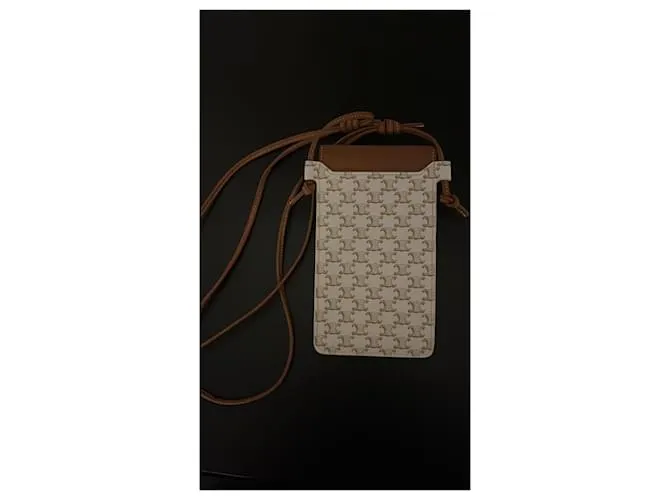 Céline EMBRAGUE PARA TELÉFONO Blanco 