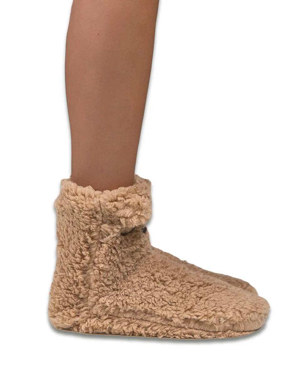 Dearfoams 60549 Calcetines deslizantes flurry animales para mujer en lattee