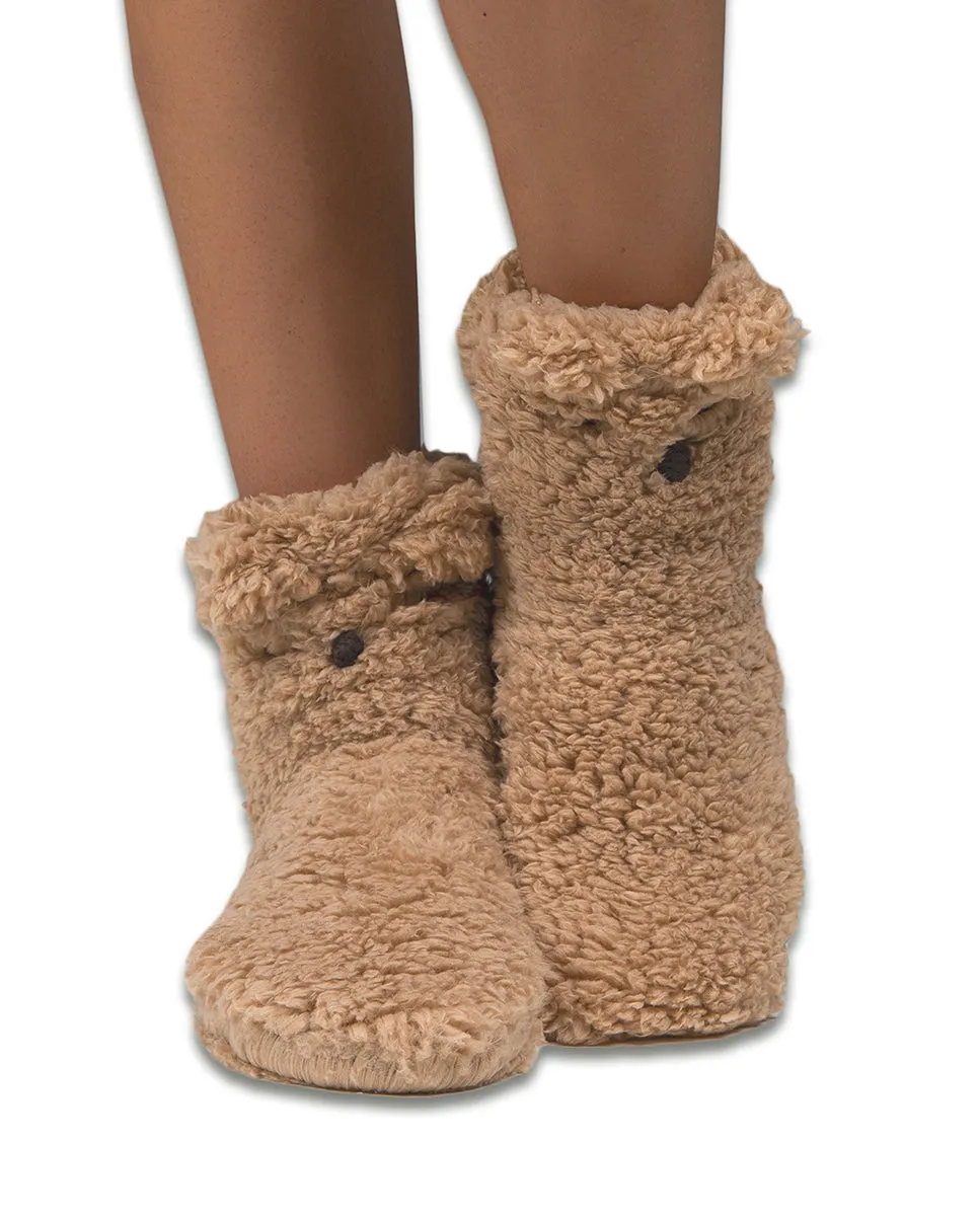 Dearfoams 60549 Calcetines deslizantes flurry animales para mujer en lattee