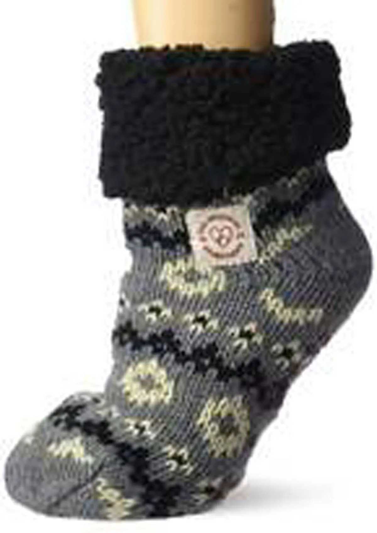 Dearfoams 60559 Calcetines de punto de ventisca para mujer en lattee