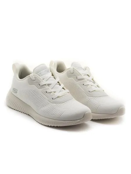 deportivo skechers bobs 32504 blanco para mujer