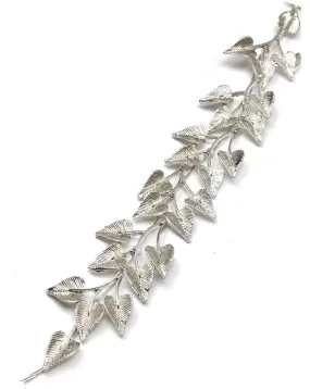 DIADEMS PLATEADAS DE BODA ESTILO GRIEGO PARA SU PEINADO