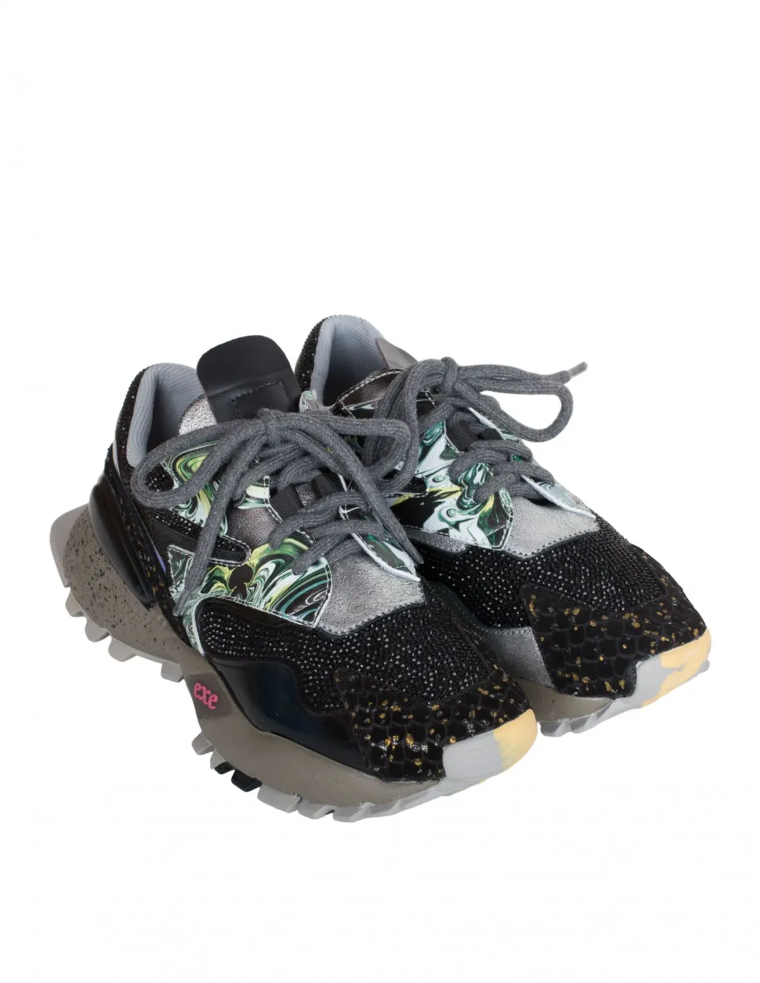 EXÉ Zapatillas Plataforma Negras
