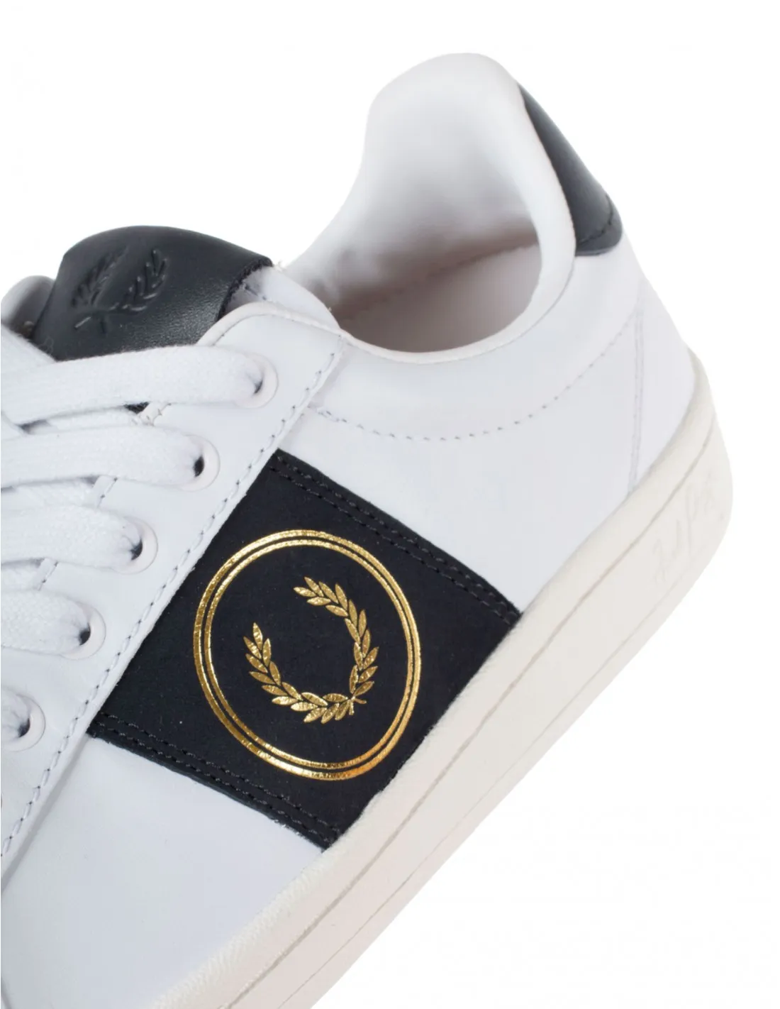FRED PERRY Zapatillas Piel Blancas Combinadas