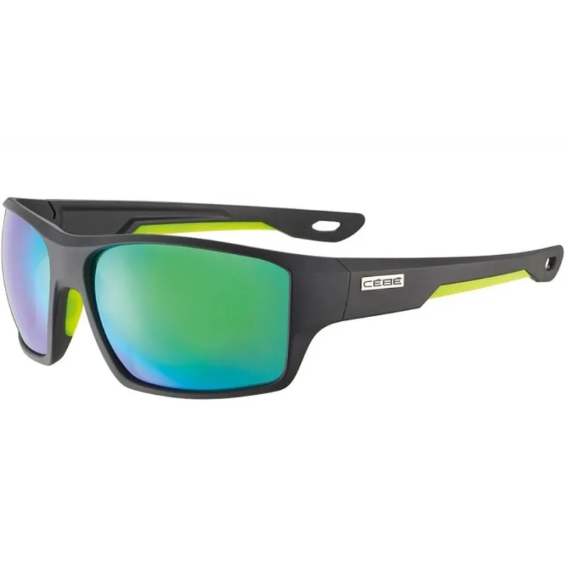 GAFAS DE SOL CéBé STRICKLAND (NEGRO LIMA MATE  ZONA GRIS VERDE CAT 3) HOMBRE