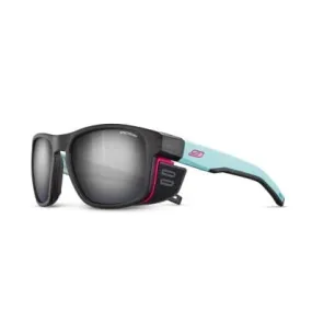 Gafas de sol Julbo SHIELD M (BLACK TRANSLU/ICE BLEU/ROSE Spectron 4) Cat. 4
