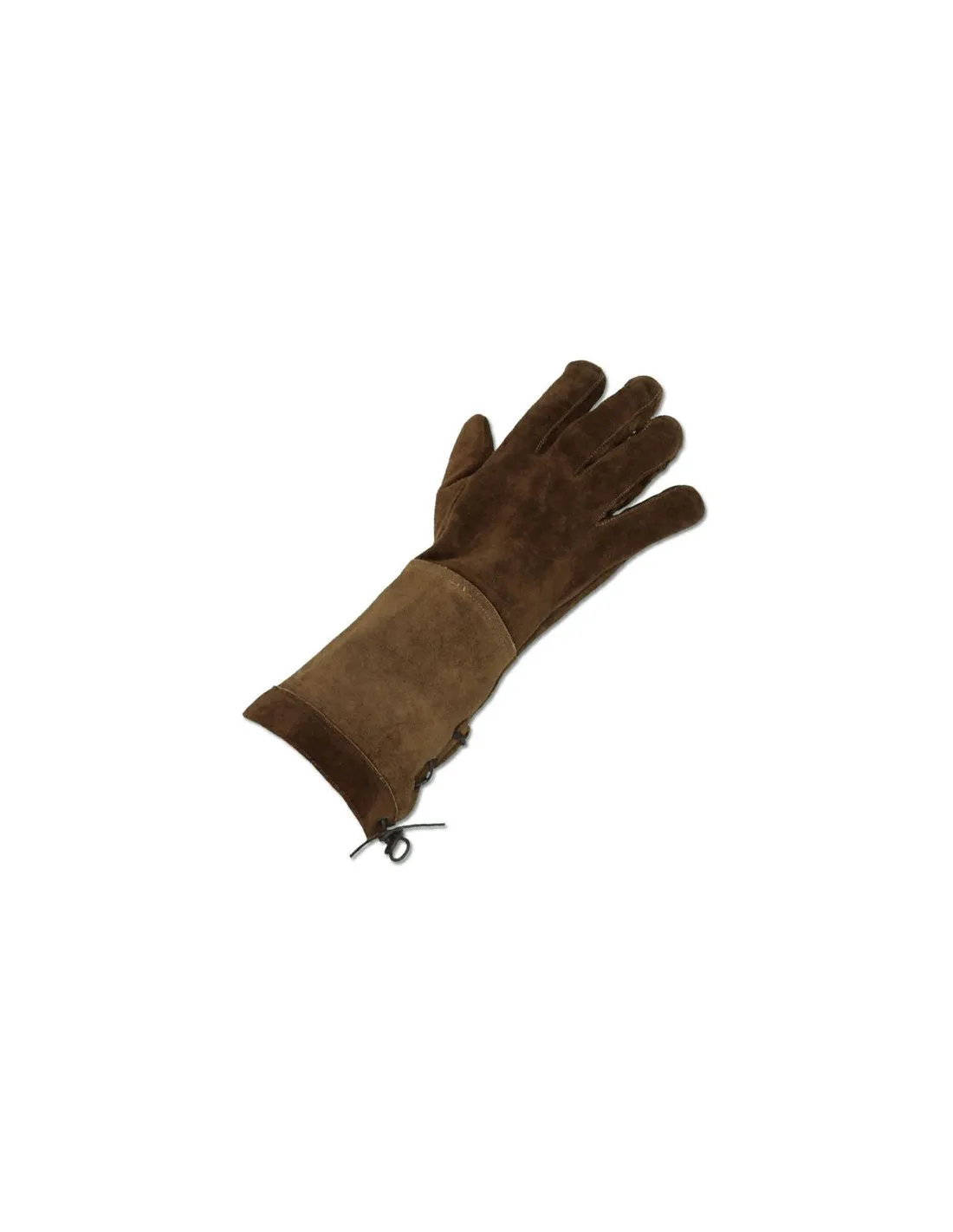 Guantes medievales marrones