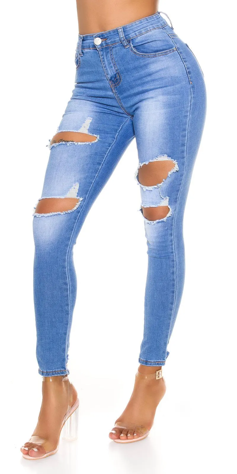 Jeans Skinny rotos para mujer
