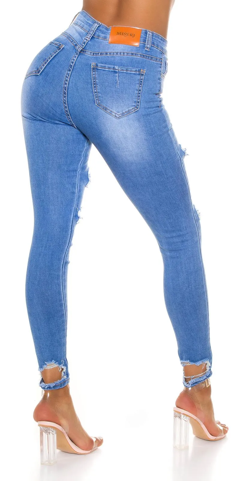 Jeans Skinny rotos para mujer