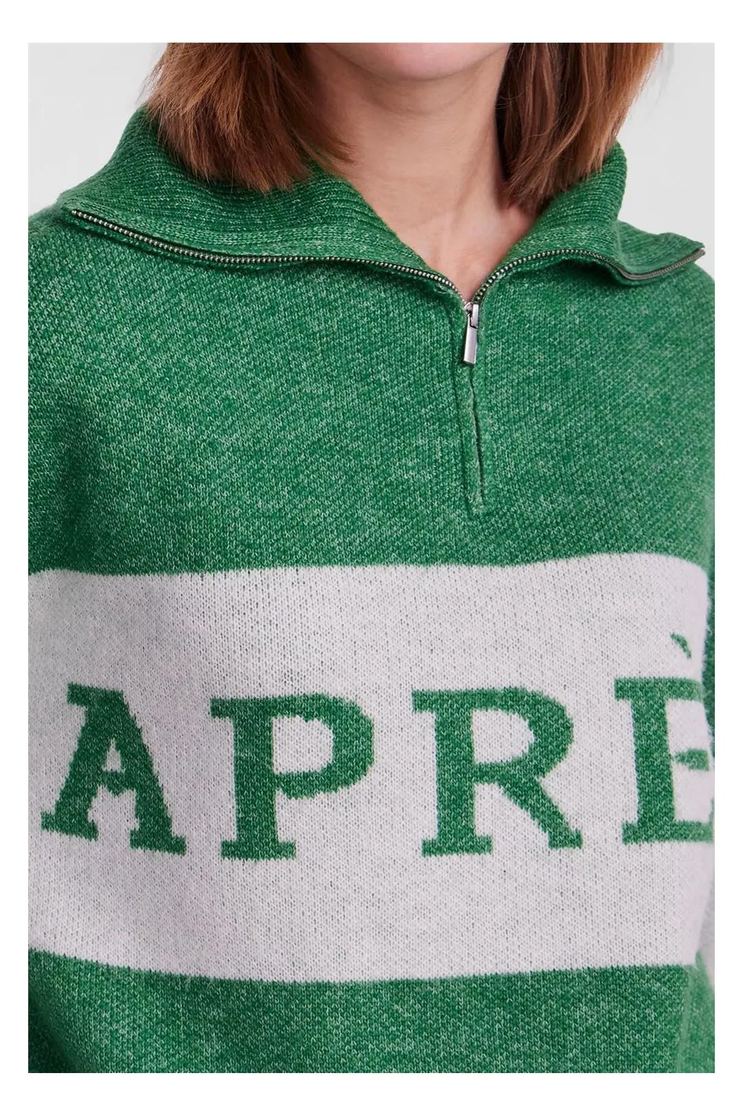 JERSEY LETRAS MUJER PCJORDA VERDE
