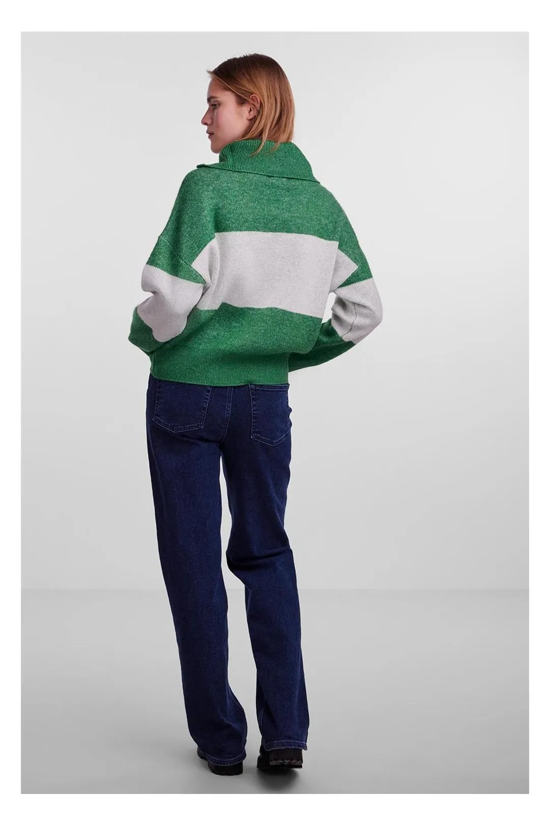 JERSEY LETRAS MUJER PCJORDA VERDE