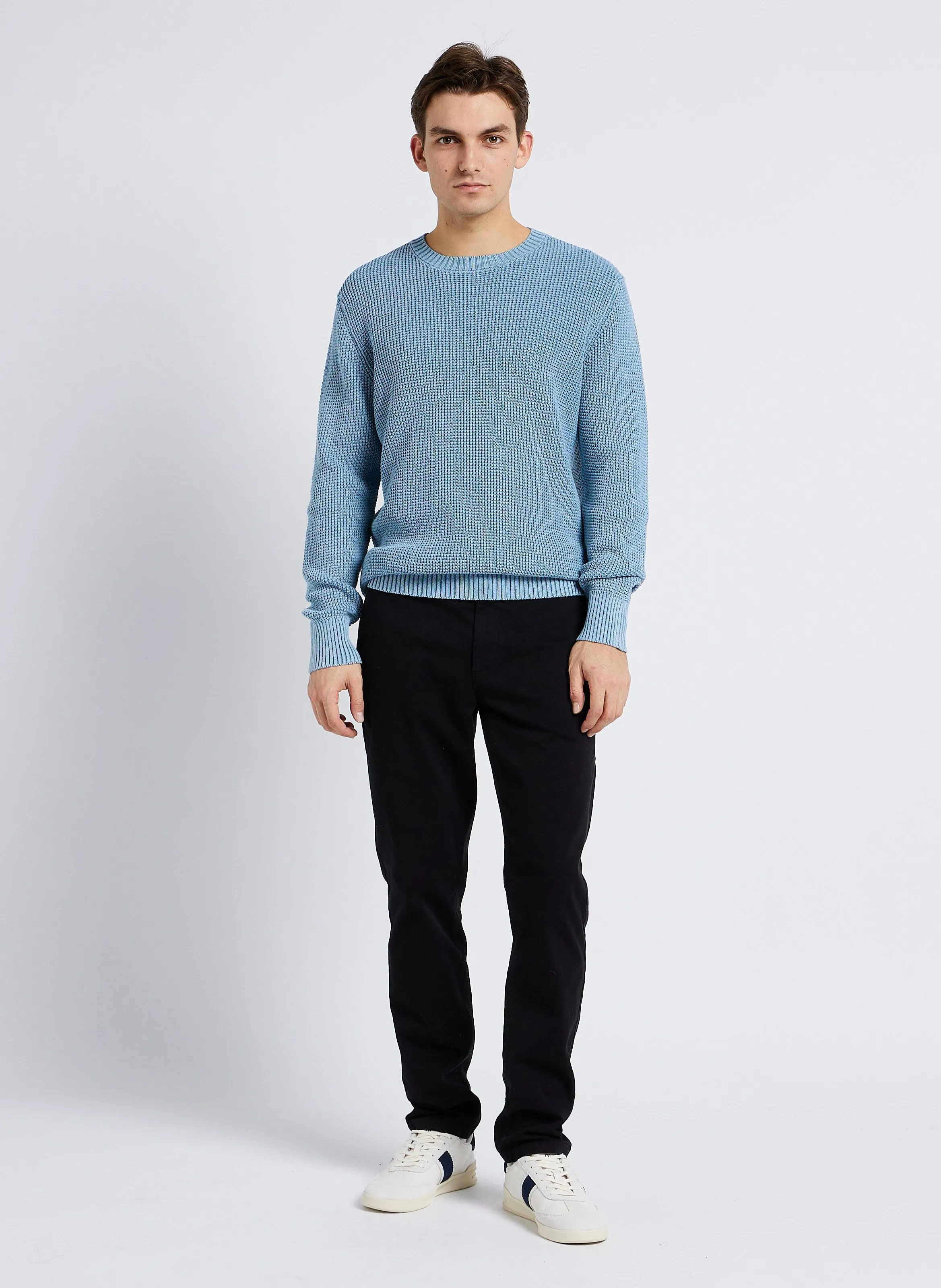 LAVIS 8045  PANTALóN SLIM FIT DE TALLE ALTO EN NEGRO