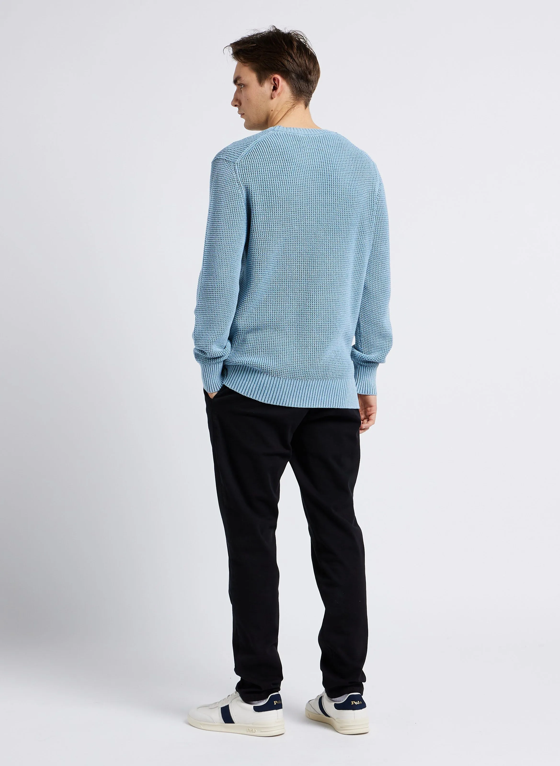 LAVIS 8045  PANTALóN SLIM FIT DE TALLE ALTO EN NEGRO