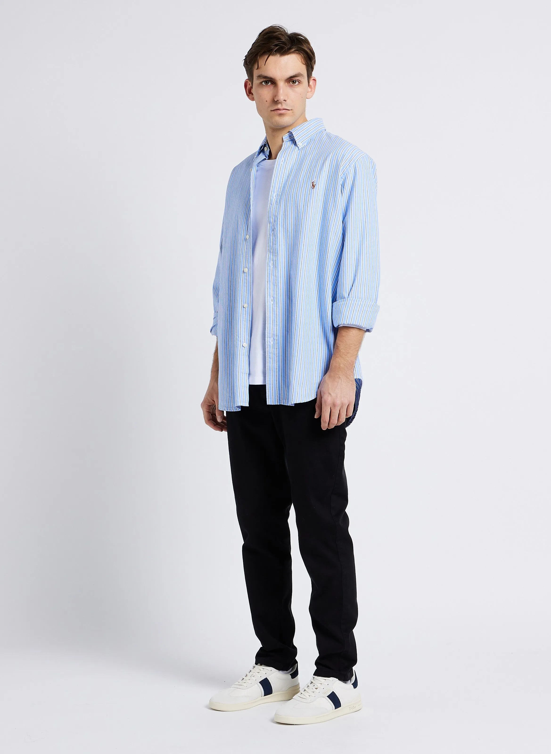 LAVIS 8045  PANTALóN SLIM FIT DE TALLE ALTO EN NEGRO