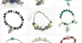Lote de Pulseras Estilo Pandora - Variado y de Alta Calidad para Negocios