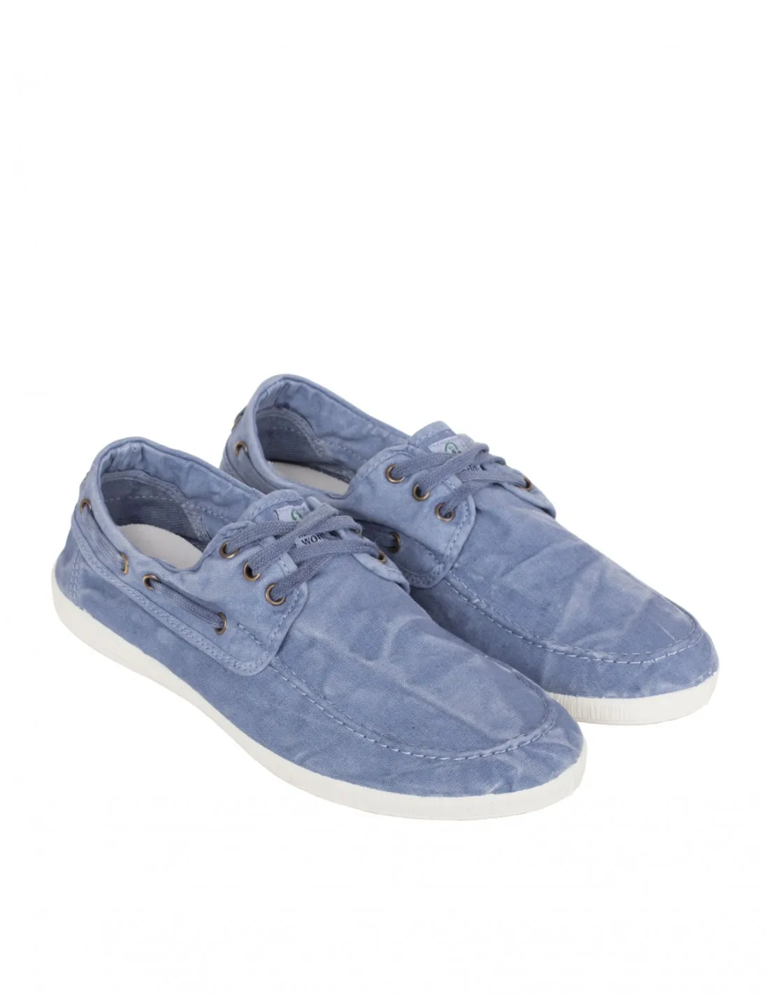 NATURAL WORLD Zapatillas Náuticas Azul Claro
