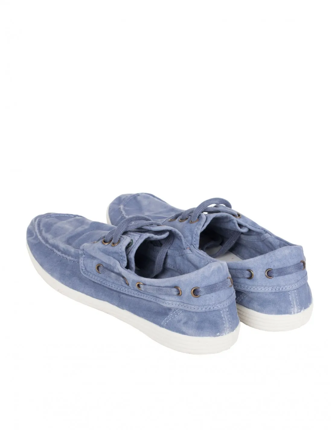 NATURAL WORLD Zapatillas Náuticas Azul Claro