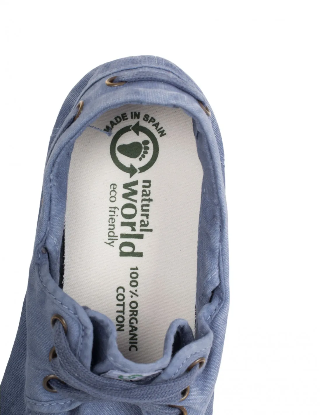 NATURAL WORLD Zapatillas Náuticas Azul Claro