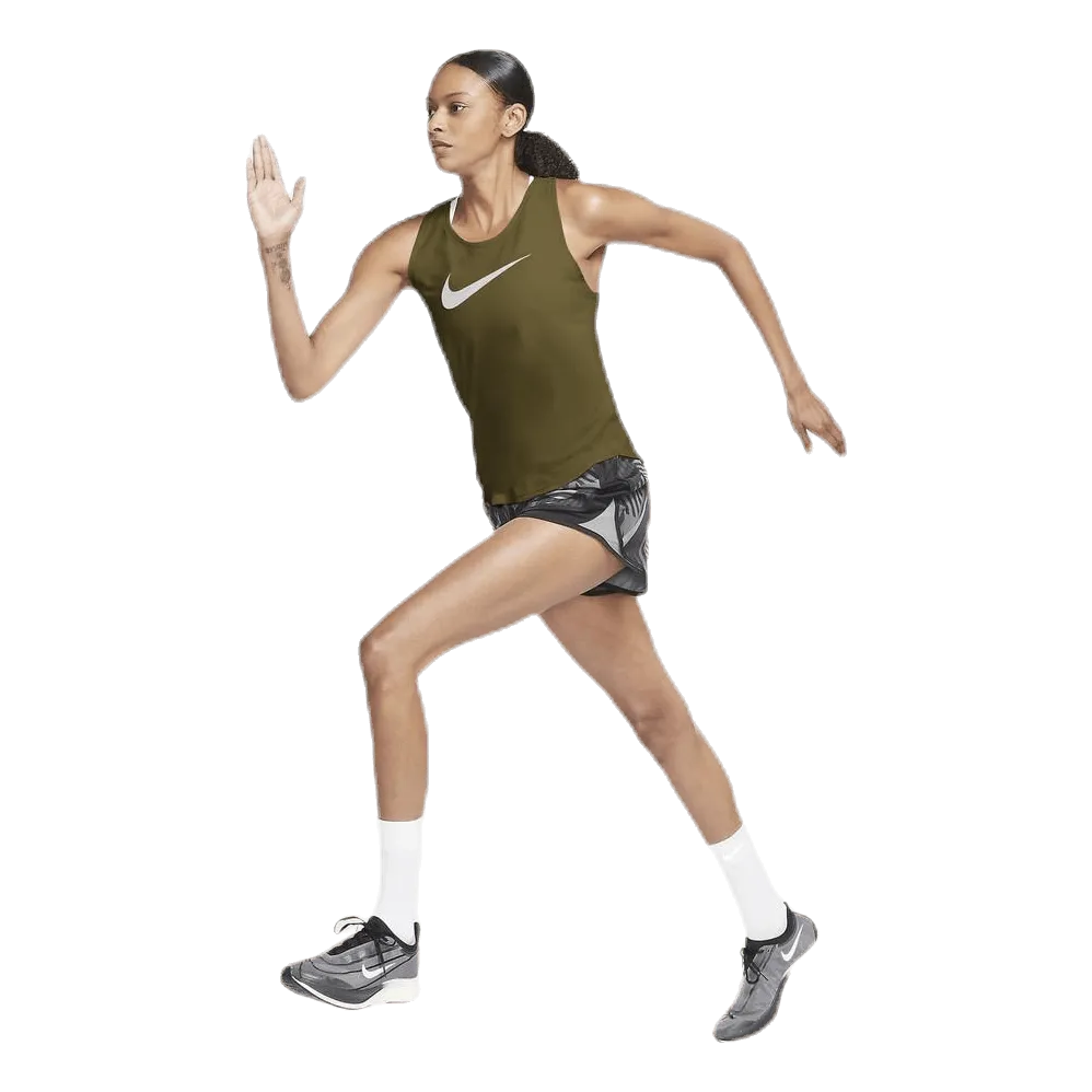 Nike Swoosh Run Tank White/Green