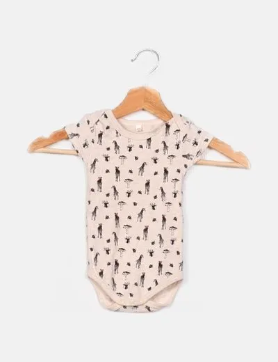 NoName Body beige estampado animales
