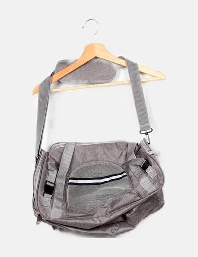 NoName Bolsa gris porta animales