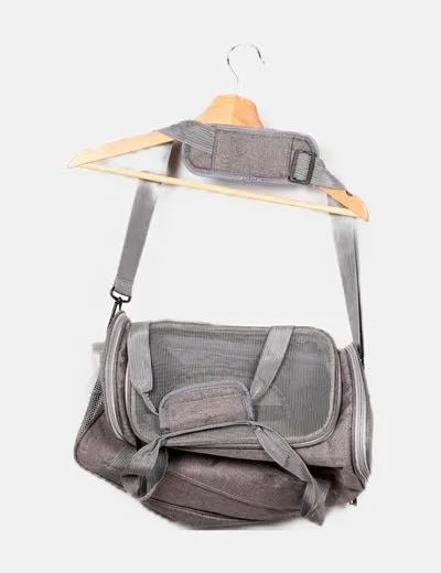 NoName Bolsa gris porta animales