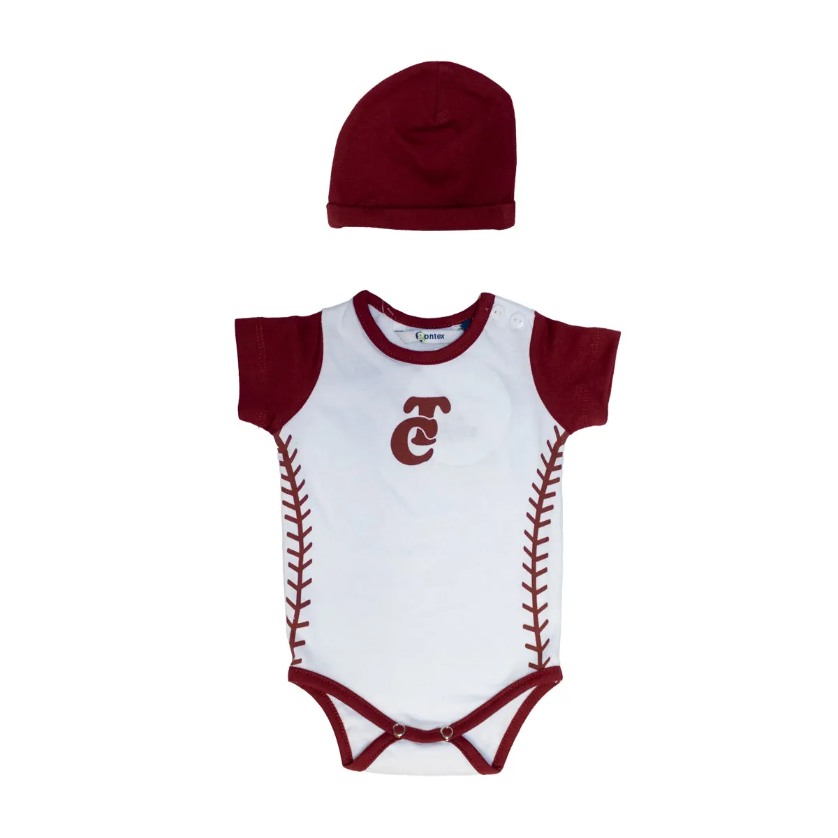 Paalero Con Gorro Ball TC Guinda 24 Bebé