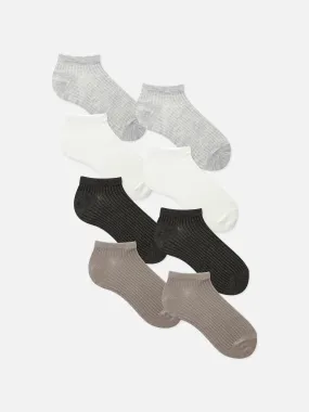 Pack de 7 pares de calcetines deportivos acanalados