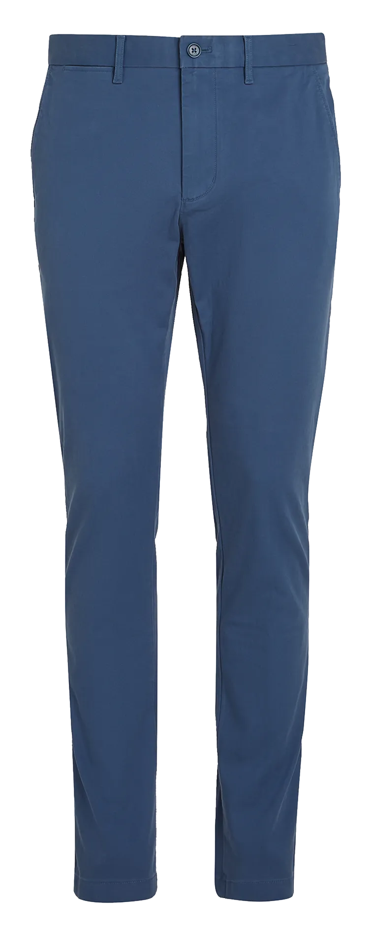 Pantalón chino de algodón orgánico en azul