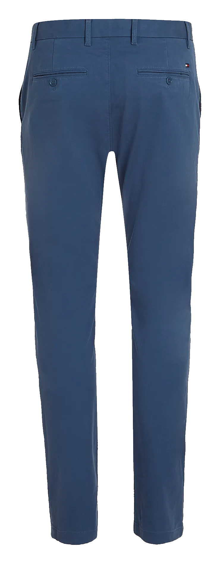 Pantalón chino de algodón orgánico en azul