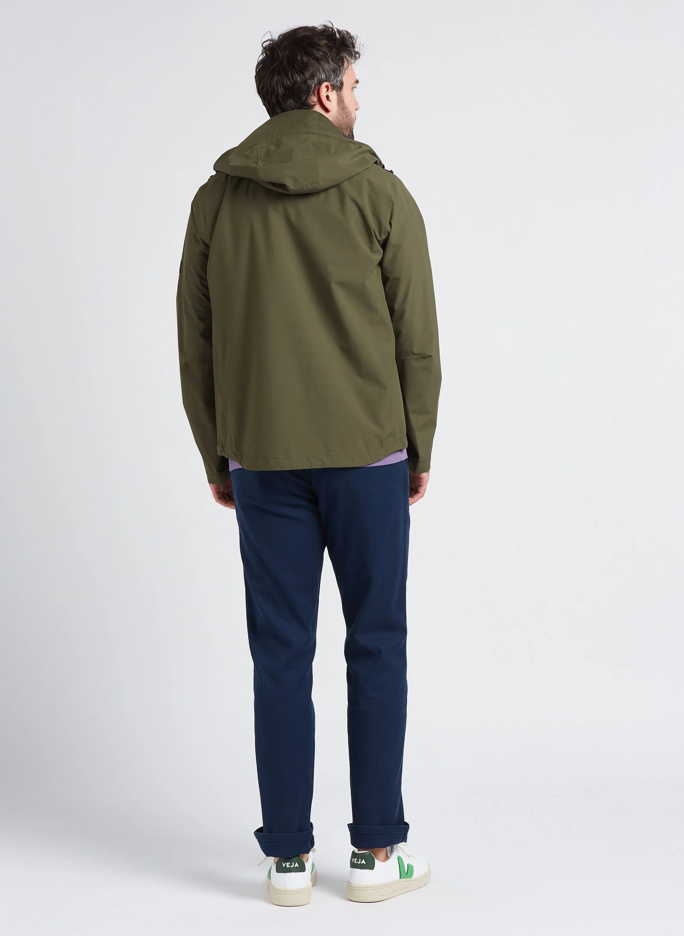 Pantalón chino slim fit de mezcla de algodón en azul