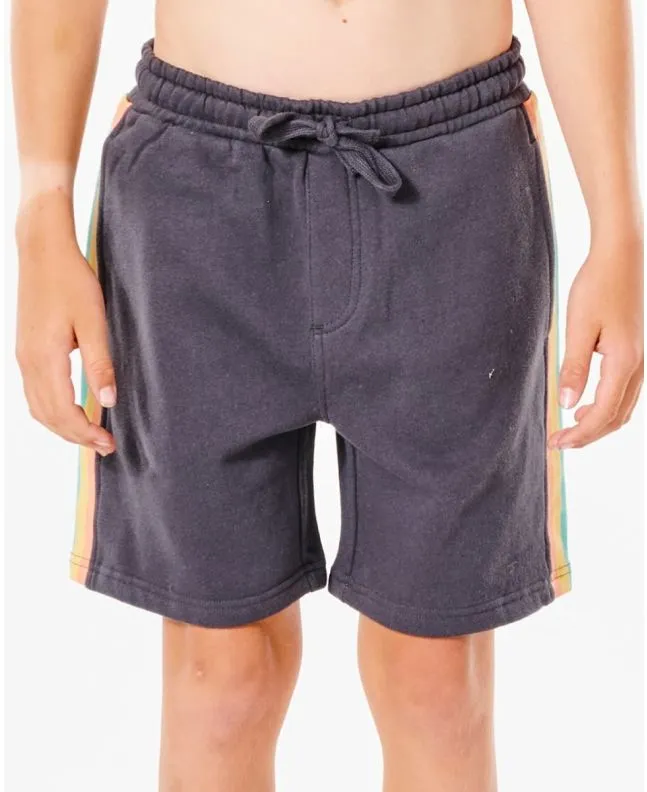 PANTALóN CORTO ELáSTICO RIP CURL SURF REVIVAL VOLLEY BOY NEGRO (816 AñOS)