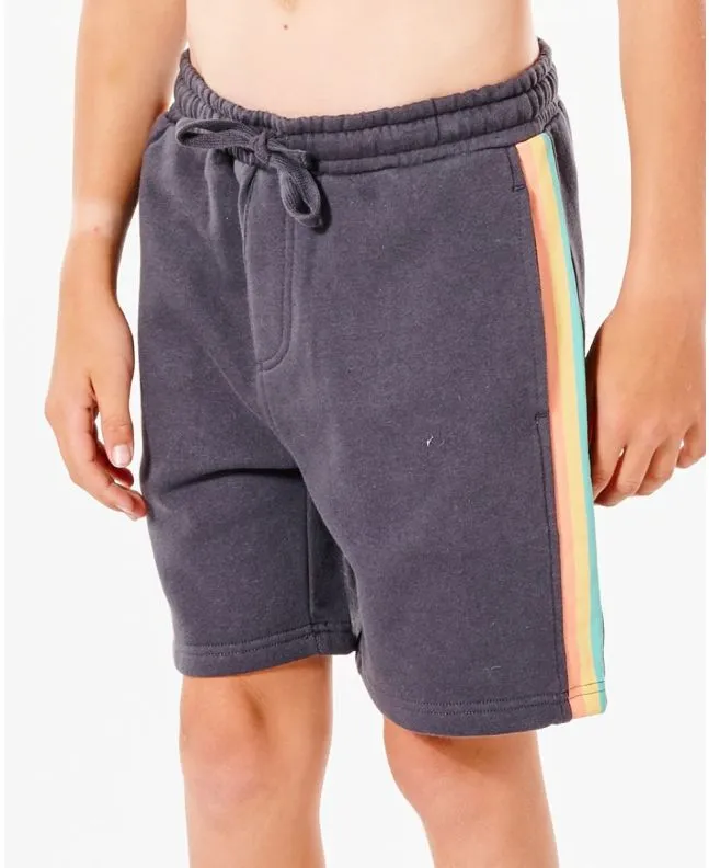 PANTALóN CORTO ELáSTICO RIP CURL SURF REVIVAL VOLLEY BOY NEGRO (816 AñOS)