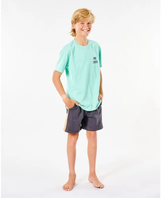 PANTALóN CORTO ELáSTICO RIP CURL SURF REVIVAL VOLLEY BOY NEGRO (816 AñOS)