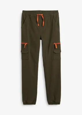 Pantalón de estilo cargo Verde oliva oscuro