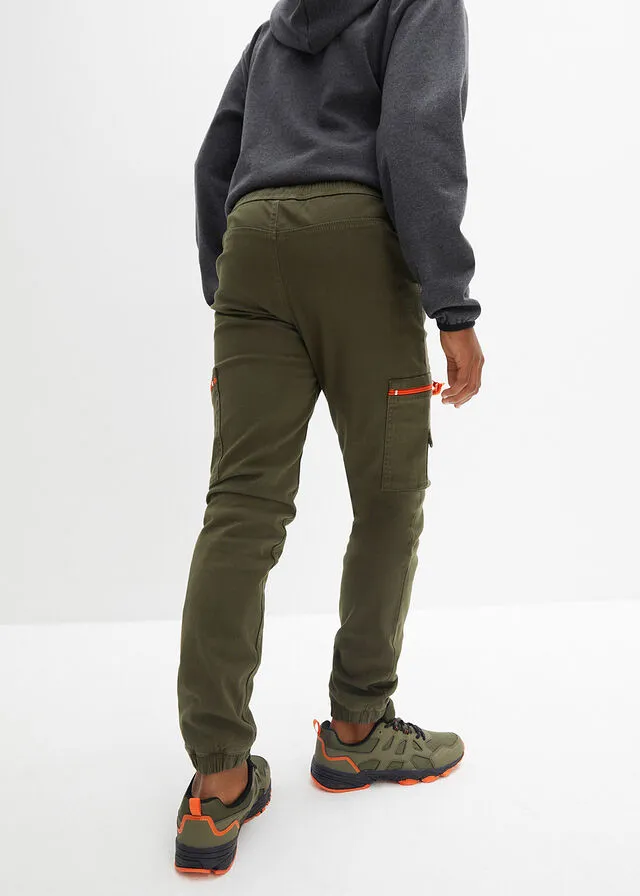 Pantalón de estilo cargo Verde oliva oscuro