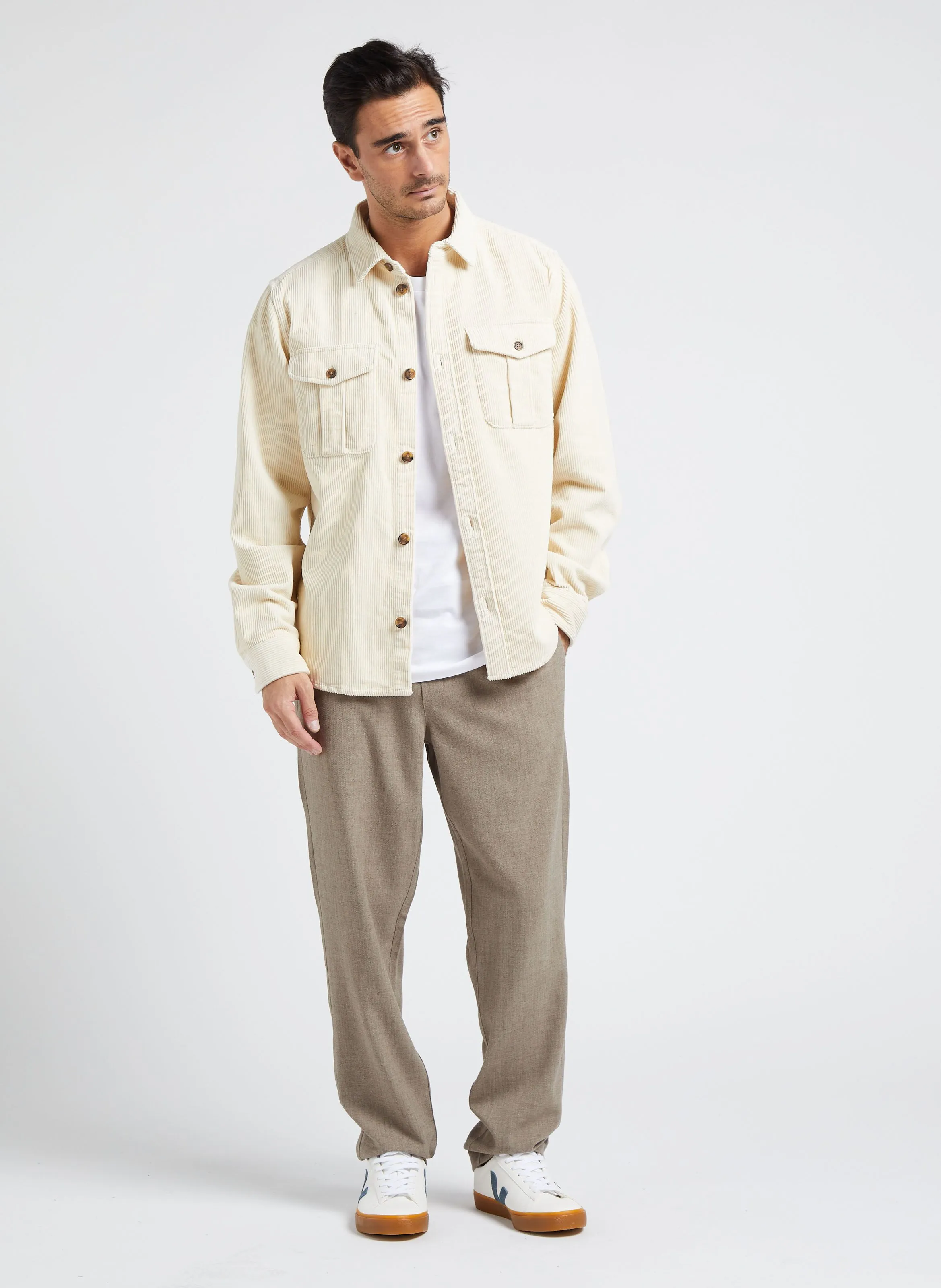 PATRICK  PANTALóN RECTO EN BEIGE