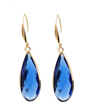PENDIENTES AZULONES PARA TU VESTIDO DE FIESTA APORTANDO UNA NOTA DE COLOR ELEGANTE