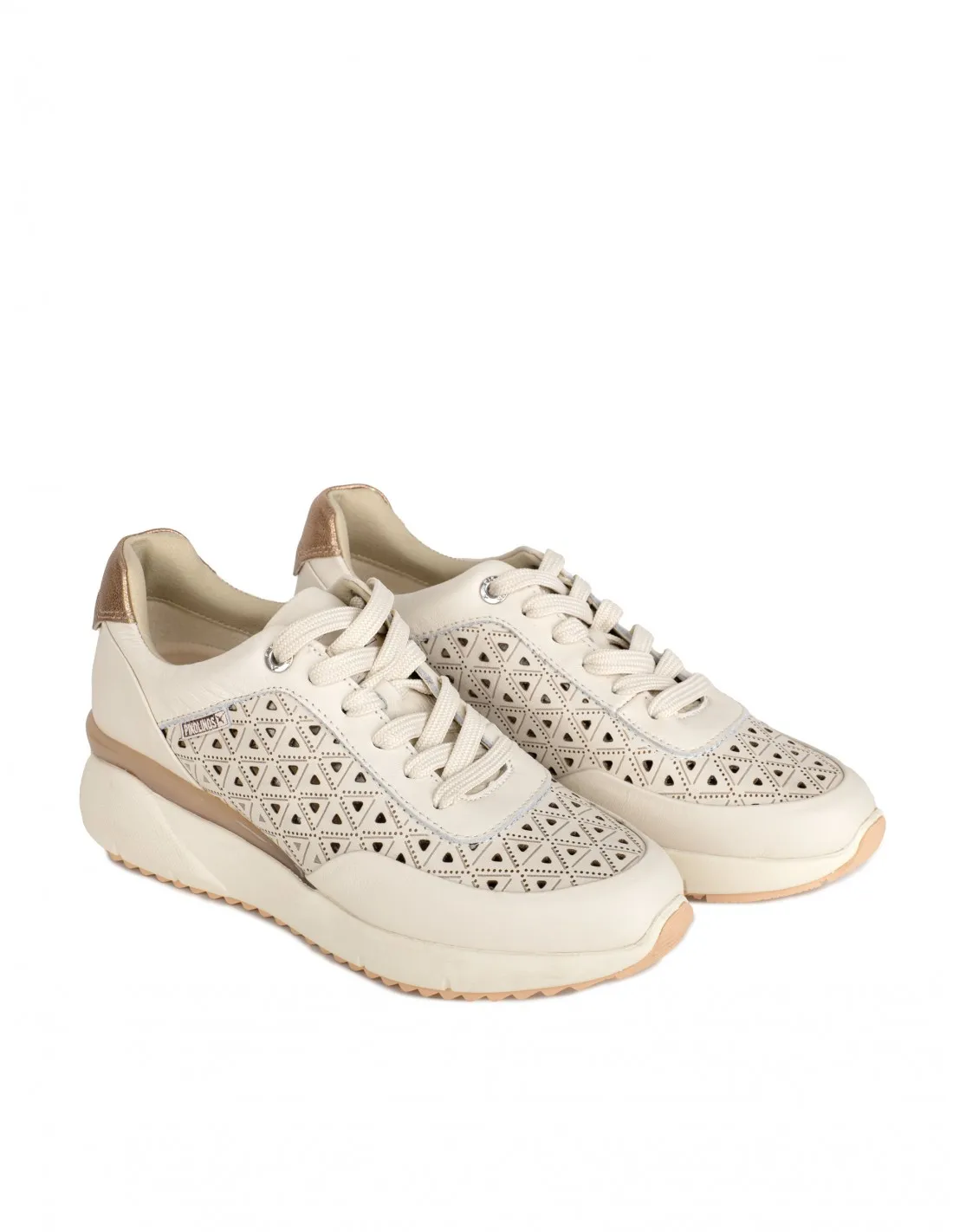 PIKOLINOS Zapatillas Caladas Beige
