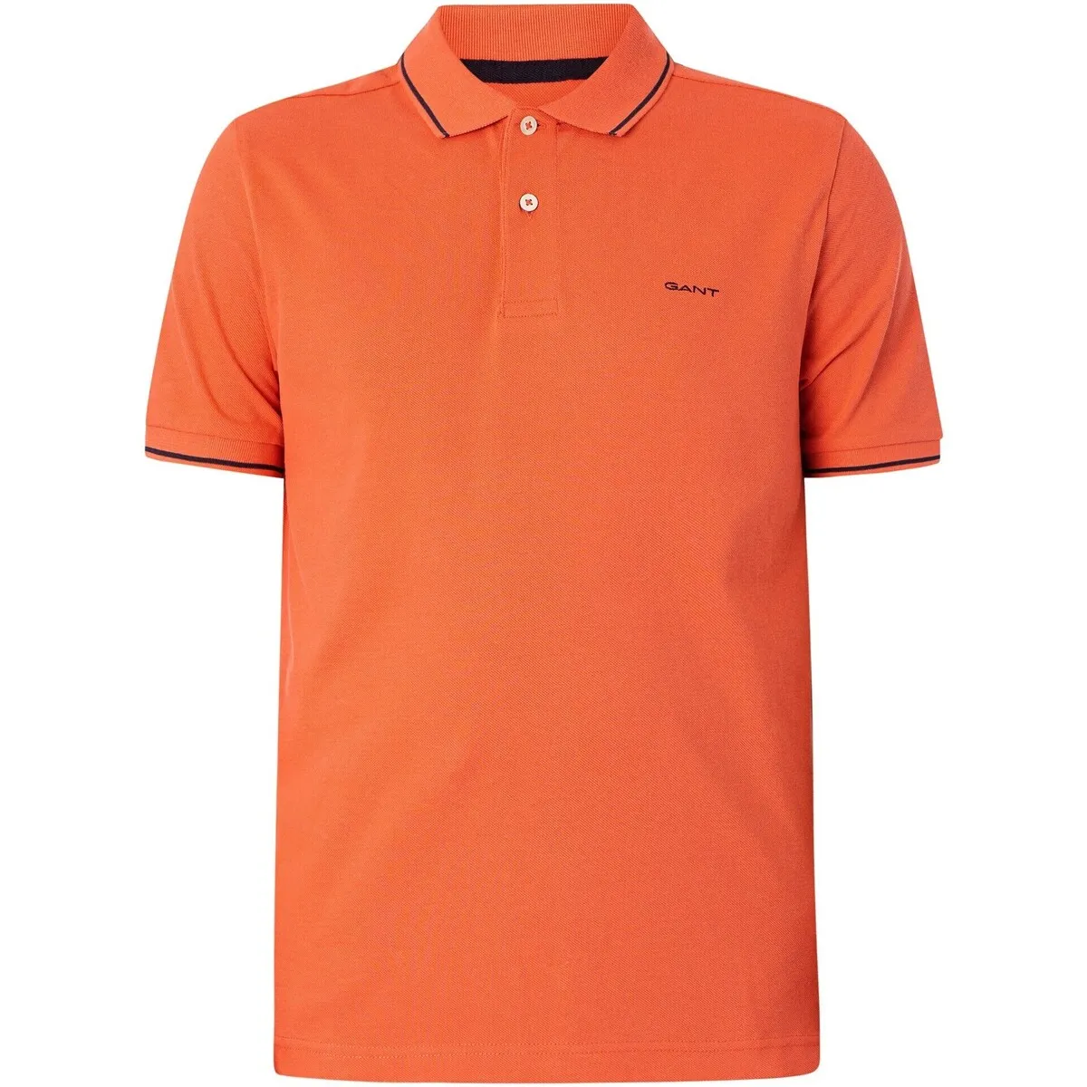 Polo De Piqué Con Ribetes