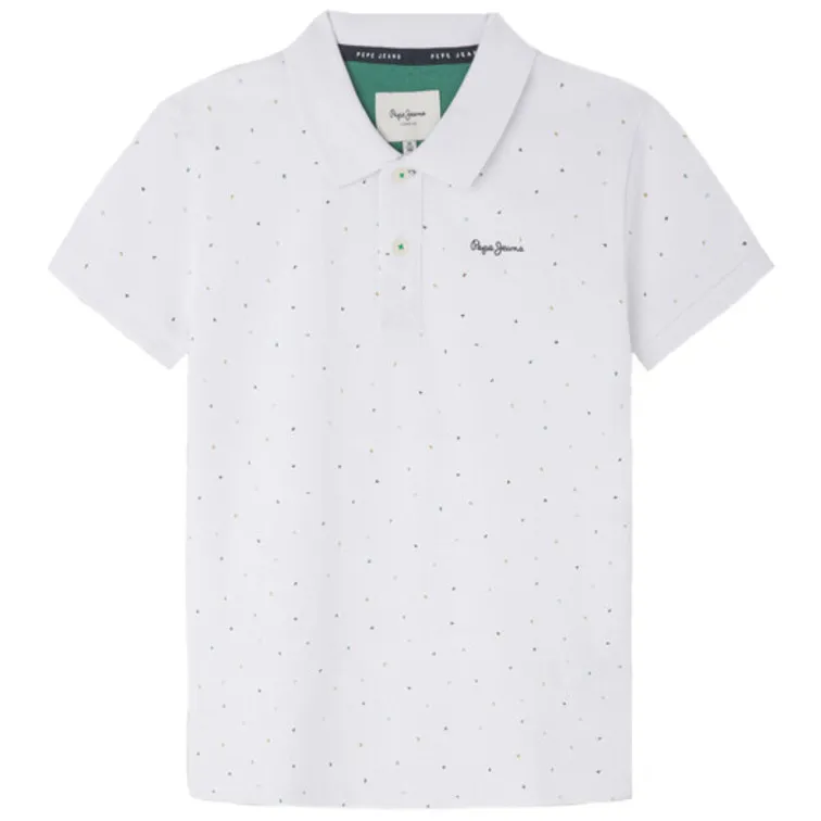 POLO PIQUÉ ESTAMPADO DE LETRAS NIÑO PEPE JEANS