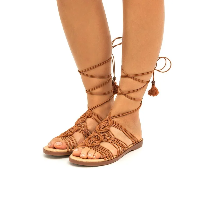 Sandalias Casual de Mujer MTNG MARIA Marron 54974