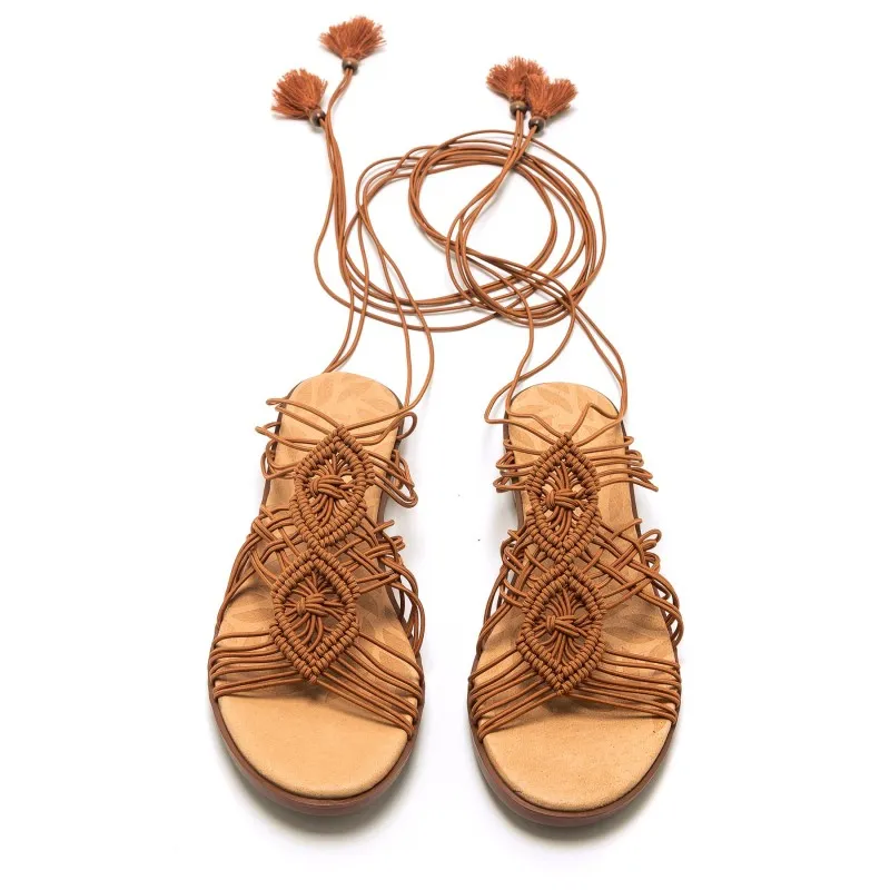 Sandalias Casual de Mujer MTNG MARIA Marron 54974