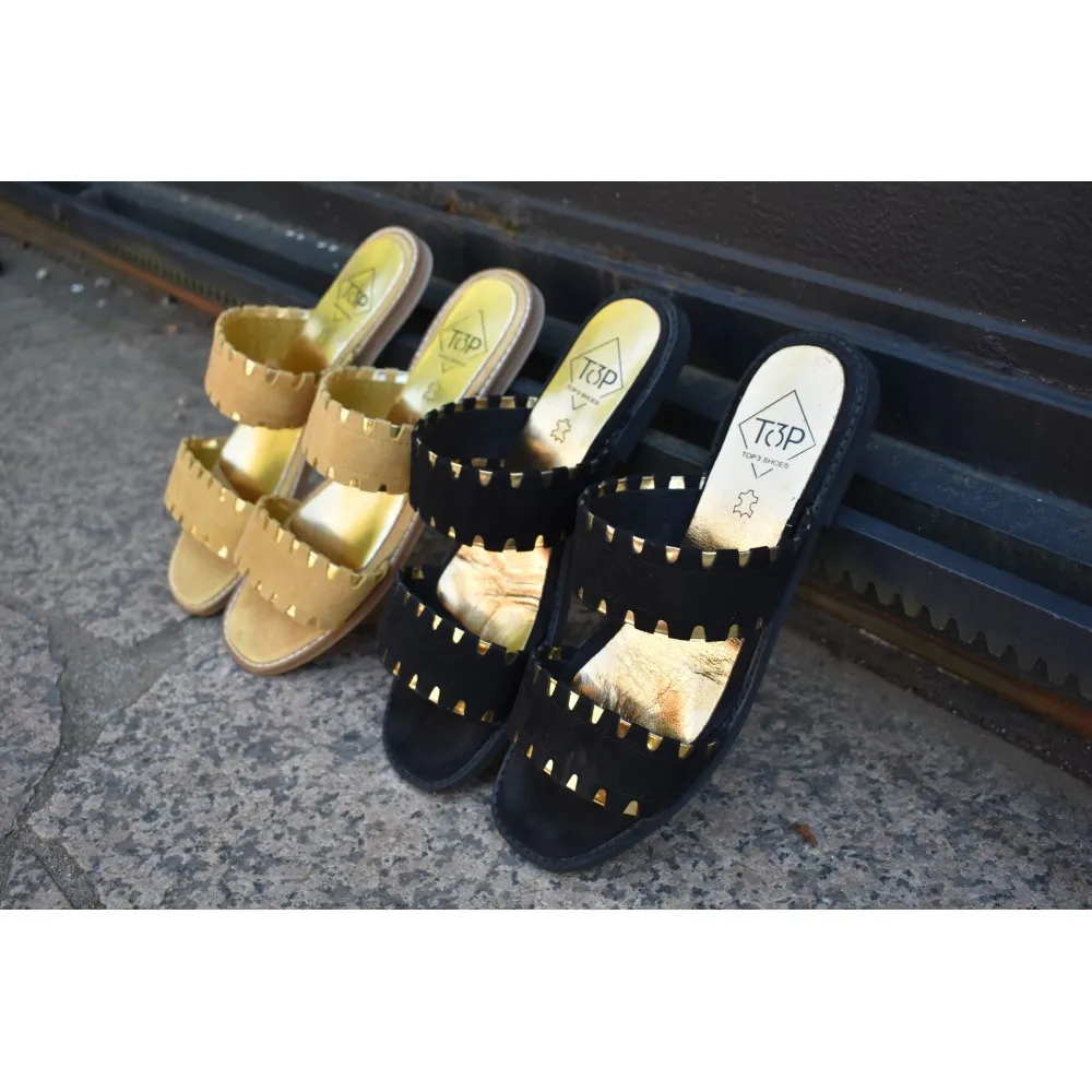 Sandalias de piel 9568 top3shoes