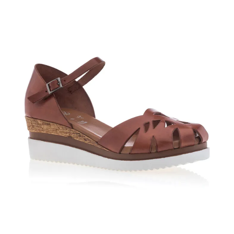Sandalias mujer marrón