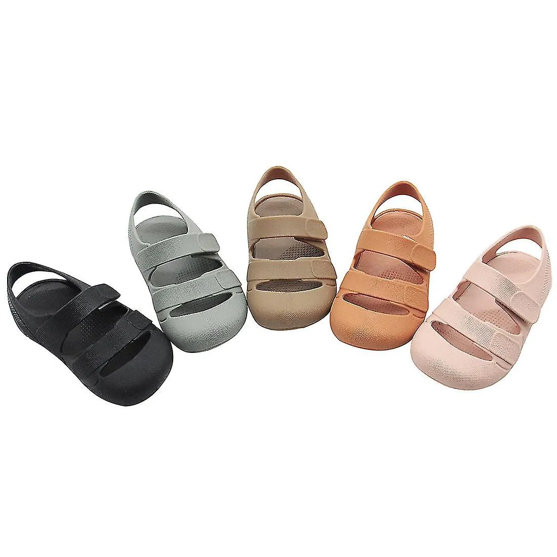 Sandalias Niños Y Niñas Bebé Suave Suela Baotou Velcro Sandalias Pisando Zapatos de Playa Agua