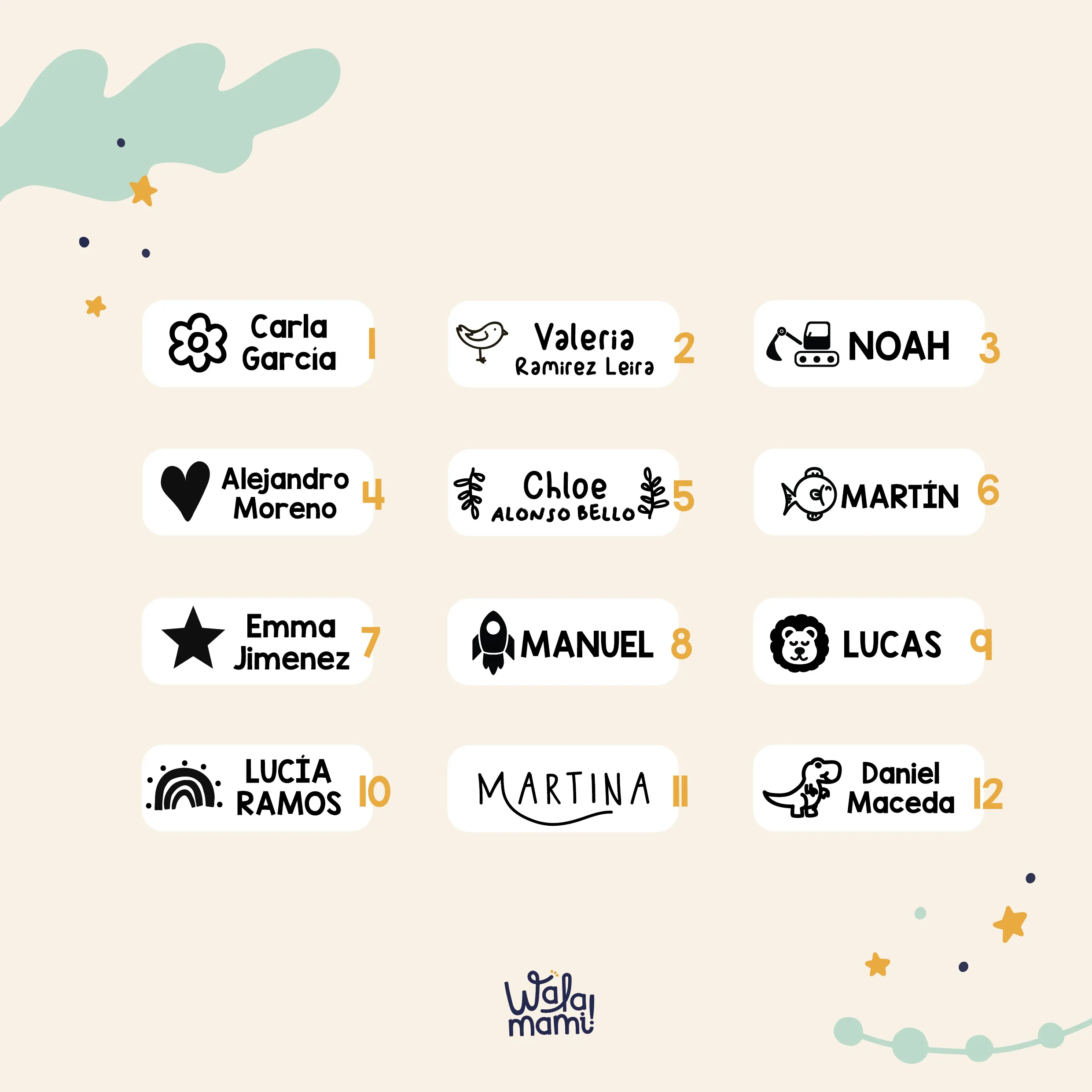 Sello Personalizado + Bolsita